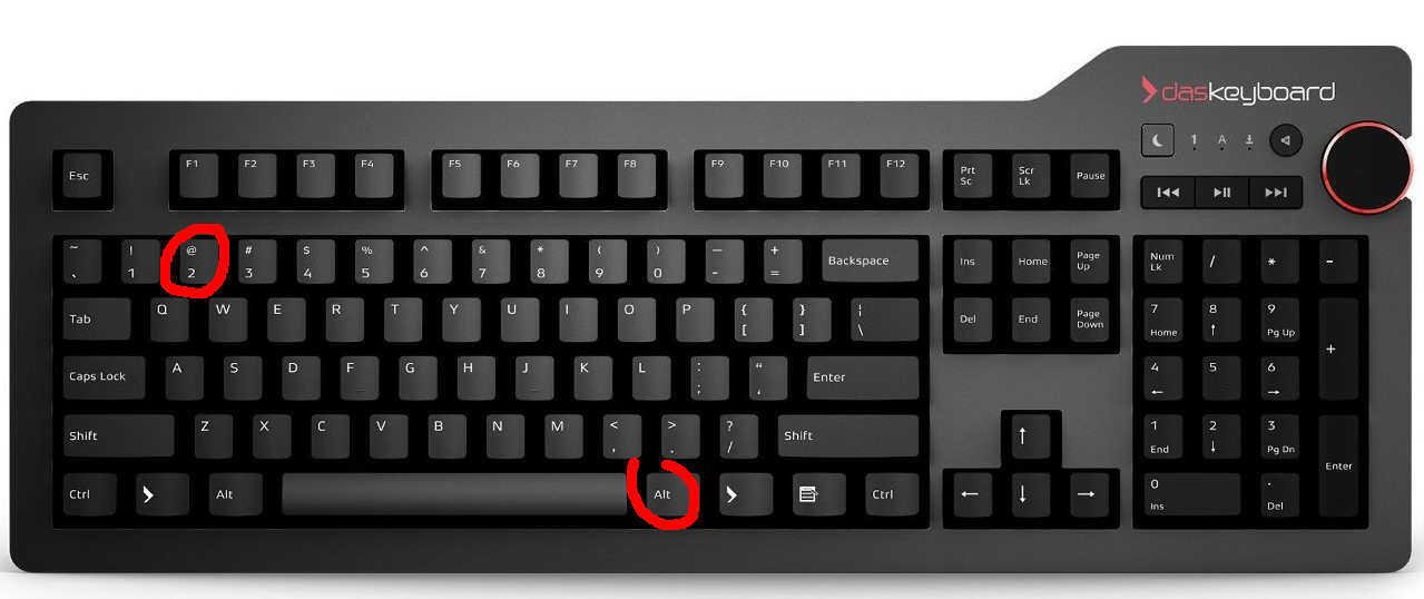▷ ¿Cómo poner arroba @ en un teclado de laptop o PC?